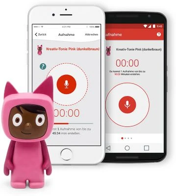 Tonies Kreativ-Tonie, Pink/dunkelbraun - Image 2