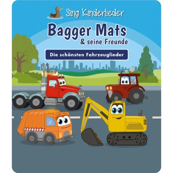 Tonies Sing Kinderlieder - Bagger Mats & Seine Freunde: Die Schönsten Fahrzeuglieder, Spielfigur - Image 4